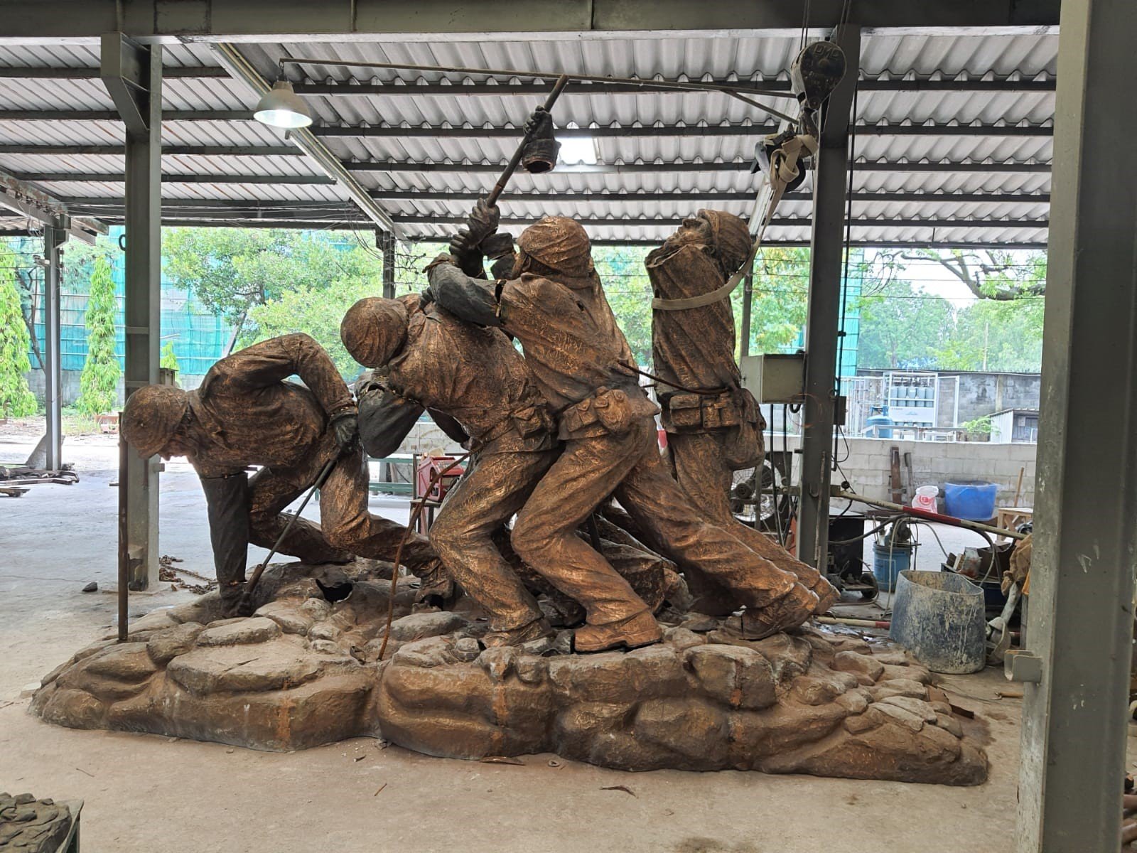 Monument Getting Built